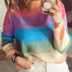Goodnight Macaroon Rainbow Sweater